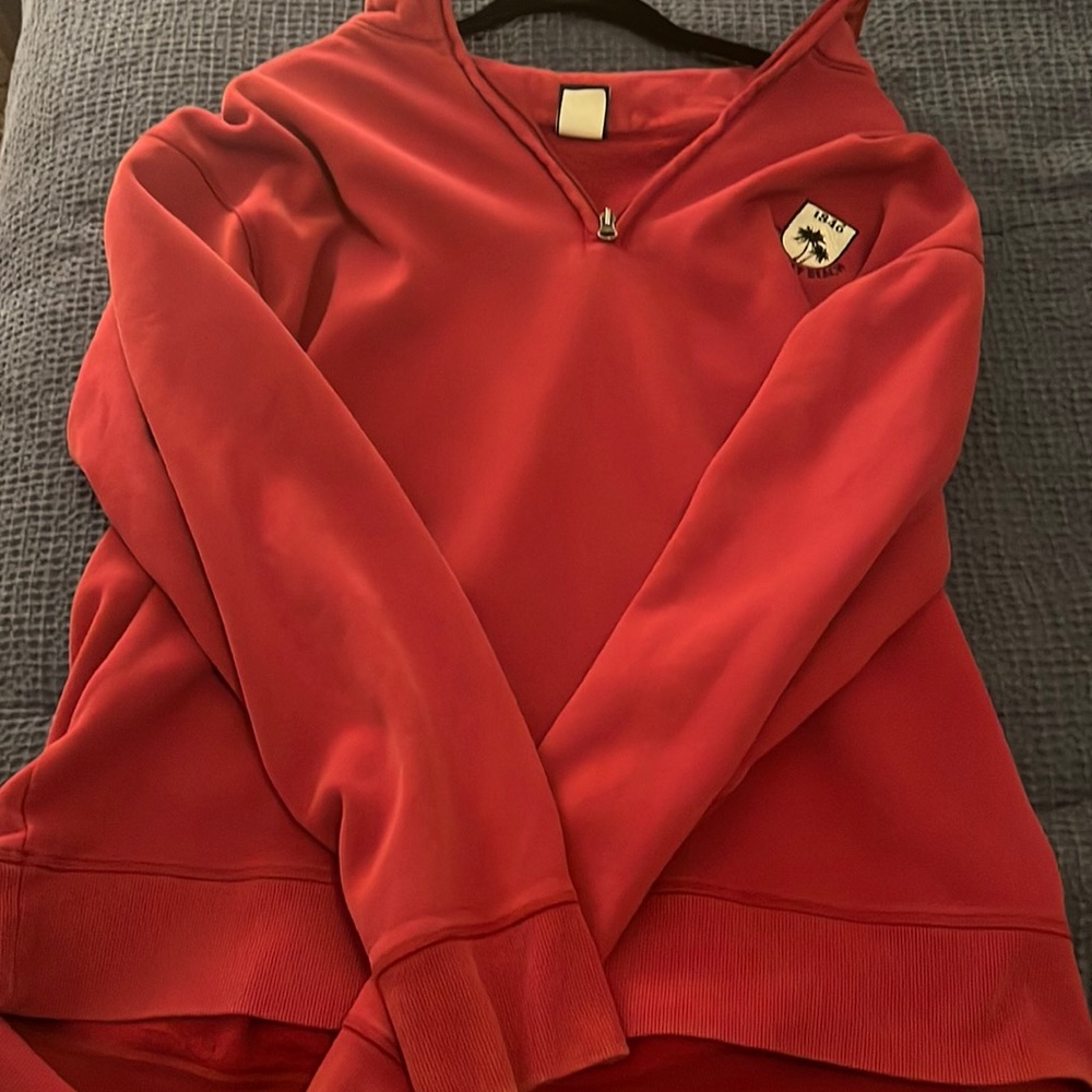 Oversized half zip